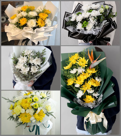 福建泉州安溪县祥华乡河图村白事花束代送